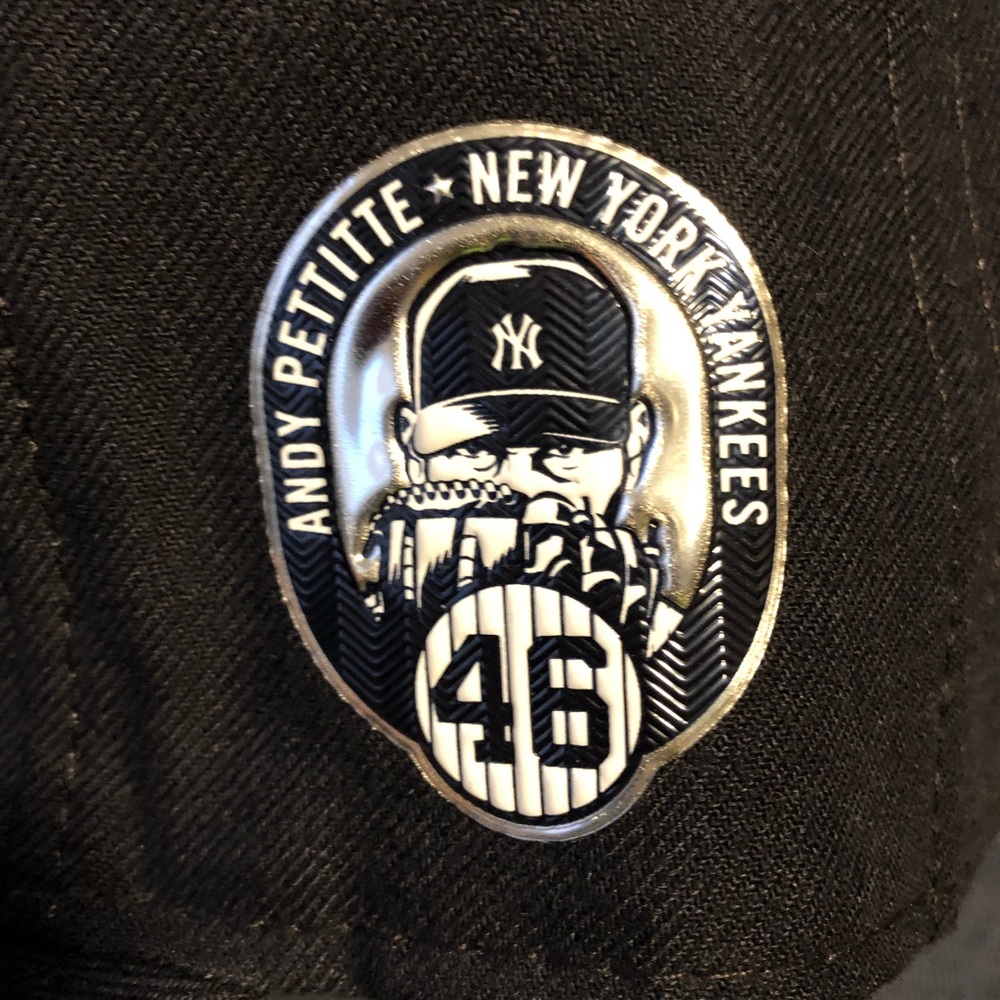 New York Yankees Authentic Hat 7 3/8 Andy Pettitte